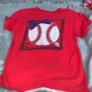 SALE !! Girlie girl Softball tshirt